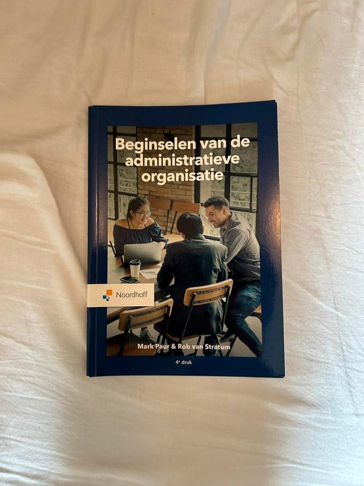 Beginselen van de Administratieve Organisatie, Boeken, Schoolboeken, Zo goed als nieuw, Bedrijfseconomie of M&O, Overige niveaus
