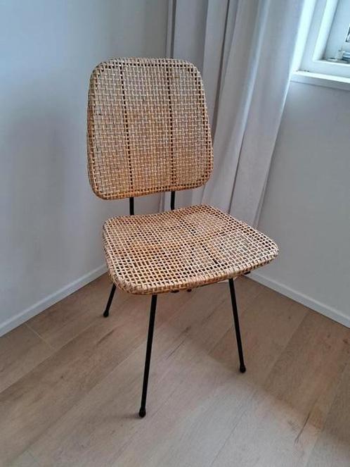 Rieten stoel Dirk van Sliedrecht, Noordwolde, Rohé, Huis en Inrichting, Stoelen, Gebruikt, Eén, Overige materialen, Overige kleuren
