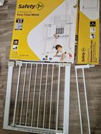 Safety First Traphekje met 1 Verlengstuk 14 cm, Kinderen en Baby's, Traphekjes, Ophalen, Zo goed als nieuw, Klemhekje, Metaal of IJzer