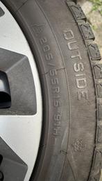 Winterbanden 205/55 R16 op stalen velgen Seat, Auto-onderdelen, Banden en Velgen, Ophalen, Gebruikt, 16 inch, Banden en Velgen