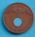 (KE124) Duitsland 1 Pfennig 1938A, Verzenden, Duitsland, Losse munt