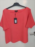 Mi Piace travelstof koraal t-shirt maat L, Kleding | Dames, Blouses en Tunieken, Mi Piace, Maat 42/44 (L), Nieuw, Ophalen of Verzenden