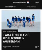 2x Twice concertkaartjes, staanplaatsen rechts, Tickets en Kaartjes, Twee personen