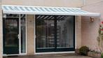 Zonnescherm, 5 m breed, 3 m uitval, Tuin en Terras, Zonneschermen, Ophalen, Gebruikt, 450 cm of meer, Knikarmscherm