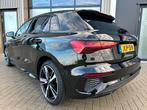 Audi A3 Sportback 45 TFSI e 245PK S-line 2022 B&O RS BTW!, Auto's, 77 km/l, USB, 4 cilinders, Zwart