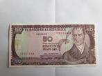 Colombia 50 Pesos 1986  TORRES - FLOWERS UNC, Verzenden, Zuid-Amerika, Los biljet