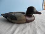 Antieke handgesneden houten  Lokeend, Antiek en Kunst, Ophalen of Verzenden