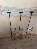 Stijlvol wijnrek voor 9 flessen, 5 tot 15 flessen, Ophalen of Verzenden, Zo goed als nieuw, 75 cm of meer