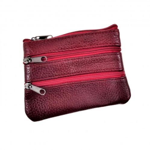 Sleuteletui Portemonnee Dames Bordeauxrood Leren Autosleutel, Sieraden, Tassen en Uiterlijk, Portemonnees, Nieuw, Overige merken