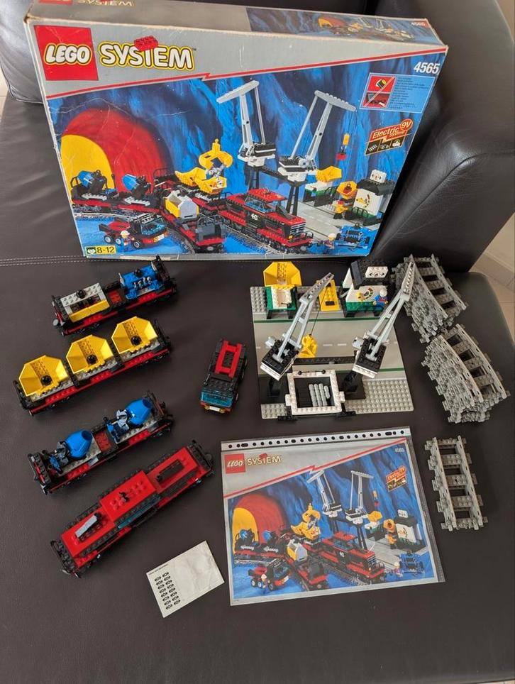 Lego 9v trein 4565 inc doos in nette staat, Kinderen en Baby's, Speelgoed | Duplo en Lego, Zo goed als nieuw, Ophalen of Verzenden