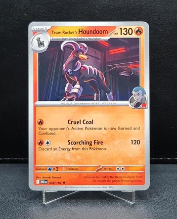 Team Rocket's Houndoom 038/182 Destined Rivals NM  beschikbaar voor biedingen