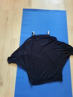 Zwart topje met strassteentjes bandjes L/XL (festival outfit, Zwart, Maat 46/48 (XL) of groter, Ophalen of Verzenden, Korte mouw