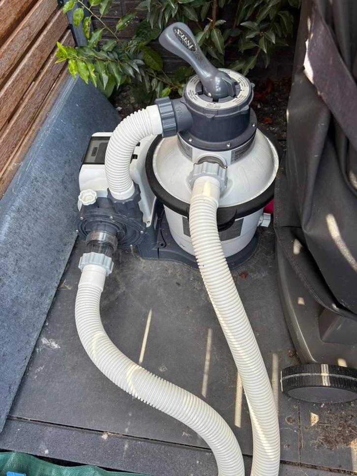 Intex zandfilterpomp en dompelpomp, Tuin en Terras, Zwembaden, Gebruikt, Opzetzwembad, Minder dan 80 cm, 200 tot 400 cm, Minder dan 200 cm