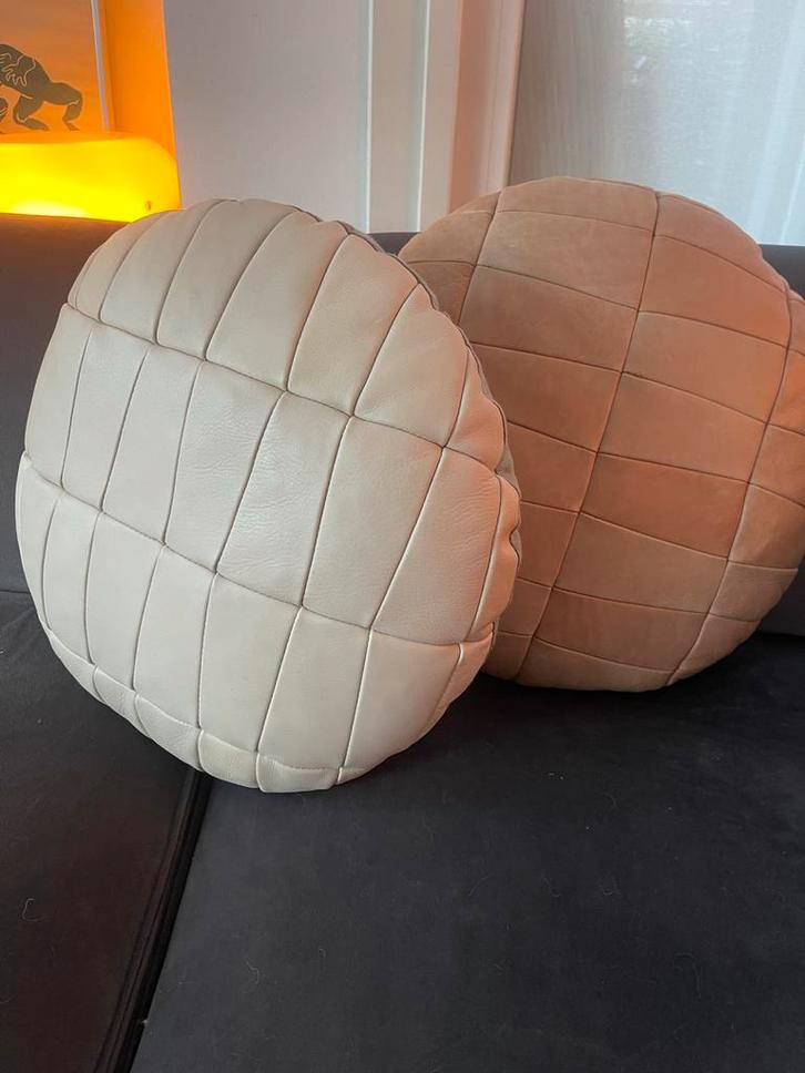 Bodilson Cirque Kussens (45cm) - Beige, Huis en Inrichting, Woonaccessoires | Kussens, Zo goed als nieuw, Beige, Rond, Ophalen