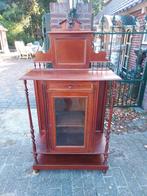 19e Eeuwse mahonie vitrinekast., Ophalen