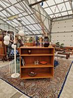 vintage boekenkast met twee verstelbare planken, 100cm, Ophalen, Met plank(en), ., 100 tot 150 cm