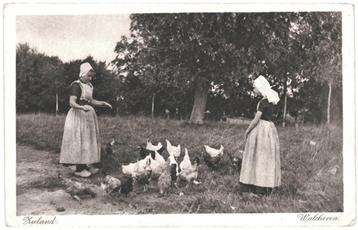 700492 Walcheren Zeeland Klederdracht 1919 Gelopen met post beschikbaar voor biedingen