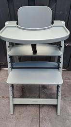 Kidsmill Up Kinderstoel -Grijs:babyset-kussenset- 2xeetblad, Ophalen, Gebruikt, Meegroeistoel, Stoelverkleiner