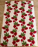 Tafelkleed kleed 140 x 200 wit, rood, groen 6 personen, Diversen, Ophalen of Verzenden, Zo goed als nieuw