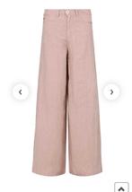 LOIS linnen broek rose Marlene super wide leg 28 / 32 ZGAN, Ophalen of Verzenden, Zo goed als nieuw, Lois, Roze