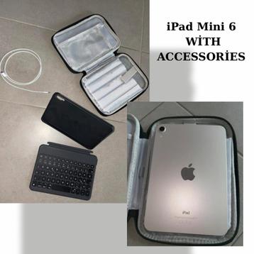 iPad mini 6 with Keyboard&Case&Cover + Acessories- AMSTERDAM beschikbaar voor biedingen