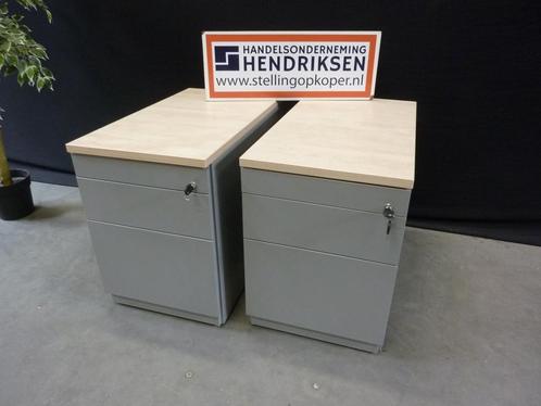 Net gebruikt ladeblok / ladekast staal verrijdbaar + sleutel, Huis en Inrichting, Kasten | Ladekasten, Gebruikt, Minder dan 100 cm