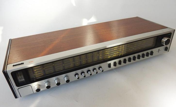 PHILIPS HIFI stereo receiver 22RH732 in mooie staat., Audio, Tv en Foto, Versterkers en Receivers, Gebruikt, Stereo, Minder dan 60 watt