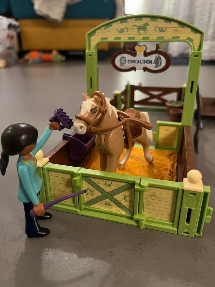 Playmobil Spirit - Pru & Chica Linda (9479), Kinderen en Baby's, Speelgoed | Playmobil, Gebruikt, Complete set, Ophalen of Verzenden