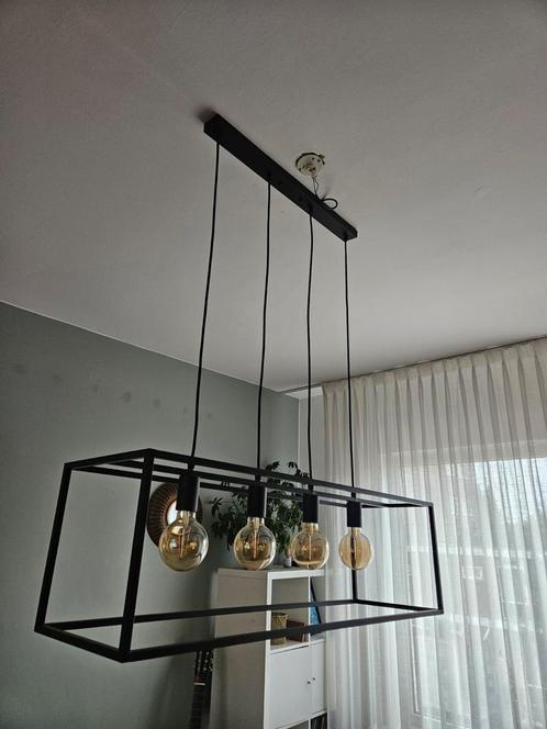 Hanglamp industrieel zwart, Huis en Inrichting, Lampen | Hanglampen, Zo goed als nieuw, Ophalen