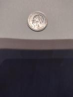 Zilveren munt Wilhelmina Koningin der Nederlanden, ½ gulden, Zilver, Ophalen of Verzenden, Koningin Wilhelmina