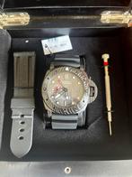 Panerai horloge, Sieraden, Tassen en Uiterlijk, Horloges | Heren, Overige merken, Leer, Staal, Nieuw