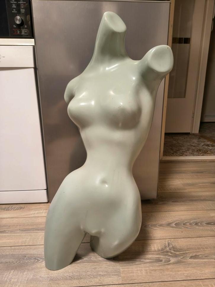 grote etalage buste / torso, Antiek en Kunst, Curiosa en Brocante, Ophalen