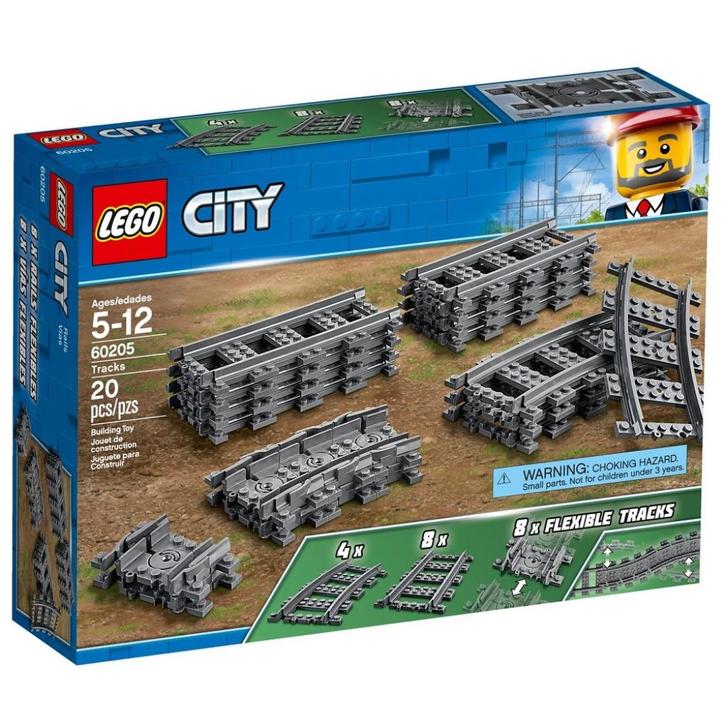 LEGO City 60205 Treinrails * ‘t LEGOhuis *, Kinderen en Baby's, Speelgoed | Duplo en Lego, Nieuw, Lego, Complete set, Ophalen of Verzenden