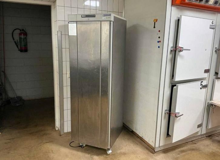 Professionele Gram Compact Koelkast (K410 RG C 6N) RVS 346L, Witgoed en Apparatuur, Koelkasten en IJskasten, Zo goed als nieuw