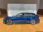 Audi RS6 blauw Minichamps 1:18, Hobby en Vrije tijd, Modelauto's | 1:18, Nieuw, Ophalen of Verzenden, MiniChamps