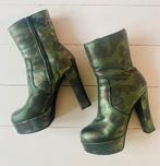 Vintage Buffalo platformlaarzen – camouflagegroen, Ophalen of Verzenden, Zo goed als nieuw, Groen