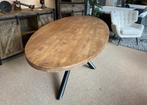 Eettafel Ovaal 240cm Mangohout #Direct#Leverbaar#Enschede, Huis en Inrichting, Tafels | Eettafels, 200 cm of meer, Nieuw, #Ovaal#Eettafel#Mangohout#Spinpoot#240cm