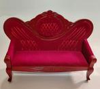 Rode Sofa voor Poppenhuis 1:12, Ophalen of Verzenden