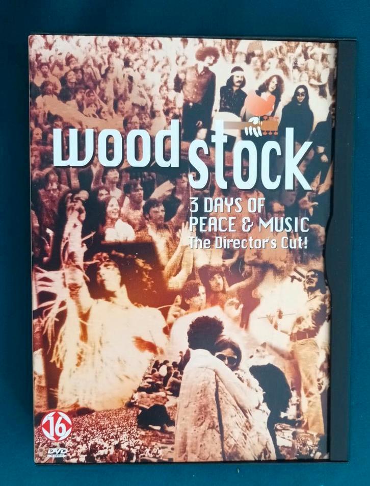 Woodstock director's cut dvd, Cd's en Dvd's, Dvd's | Muziek en Concerten, Zo goed als nieuw, Muziek en Concerten, Alle leeftijden