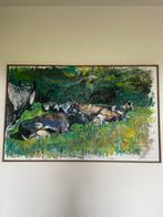 Schilderij Marleen Felius. Koeien., Ophalen