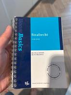 Boom Basics Strafrecht - zesde druk, Ophalen of Verzenden, Gelezen, Overige niveaus, Overige vakken