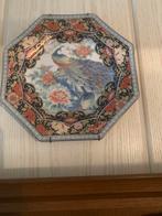 5 Prachtig handbeschilderd ROYAL PEACOCK borden, Antiek en Kunst, Ophalen