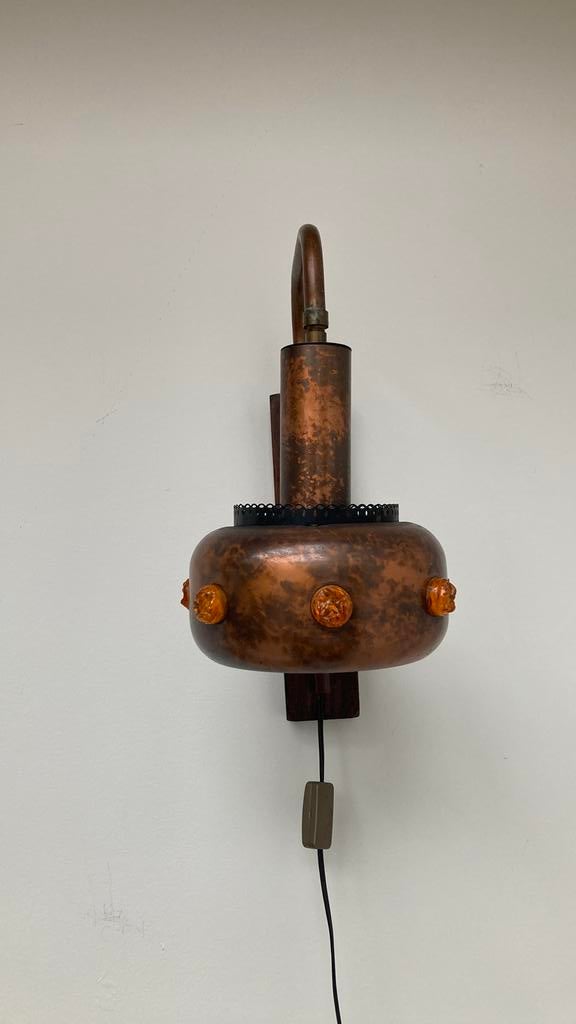 Herda Holland space age wandlamp, Huis en Inrichting, Lampen | Wandlampen, Ophalen of Verzenden, Gebruikt, Metaal