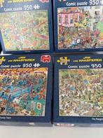 4 Jan van Haasteren puzzels 950 stukjes, Ophalen, 500 t/m 1500 stukjes, Zo goed als nieuw, Legpuzzel