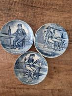 3 bordjes Delfts blauw van Boch, Antiek en Kunst, Antiek | Servies los, Ophalen