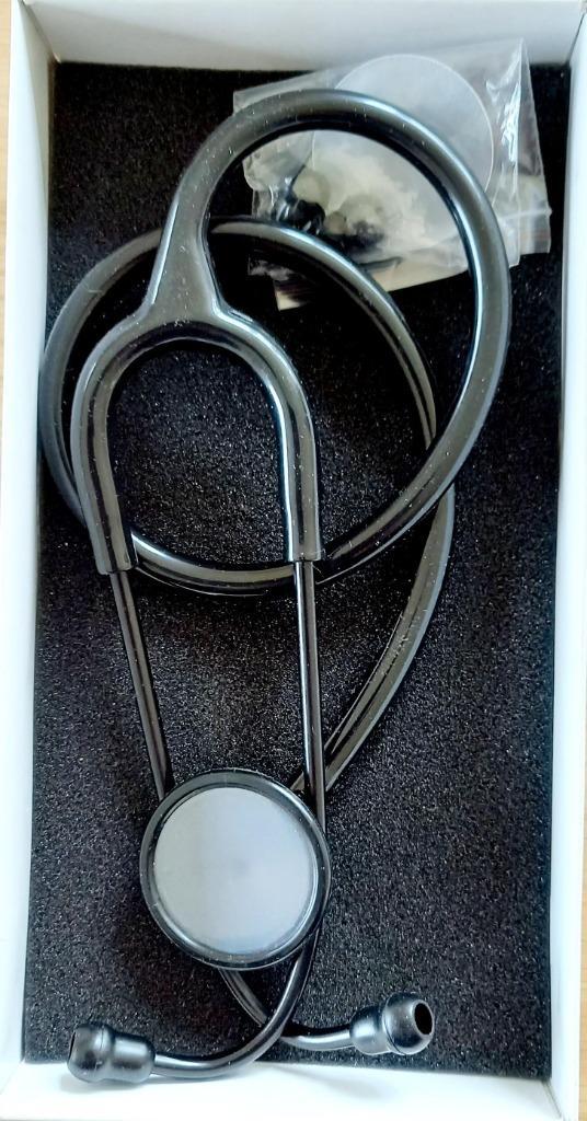 Te Koop: Deluxe Stethoscoop Black Edition, Diversen, Verpleegmiddelen, Nieuw, Ophalen of Verzenden