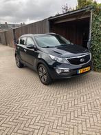 Kia Sportage2.0 GDI 2WD Aut2015 Zwart pano leer winterbanden, Auto's, 1998 cc, 74 €/maand, 4 cilinders, Zwart