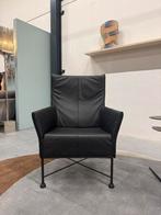 Nieuwstaat Montis Charly Fauteuil zwart leer Design stoel