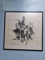 houtsnede Peter Hebing capriccio italien tschaikowsky 1951, Antiek en Kunst, Kunst | Etsen en Gravures, Ophalen