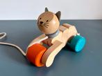 Plan Toys Trekspeelgoed Kat - Houten Speelgoed, Kinderen en Baby's, Speelgoed | Houten speelgoed, Ophalen of Verzenden, Zo goed als nieuw